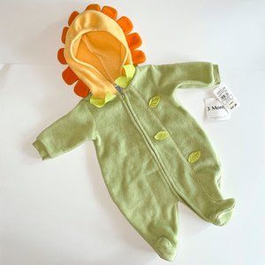 Sunflower Costume 3M Little Me Fleece Baby Girl